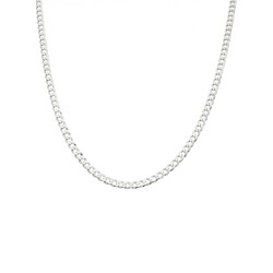 Lant barbati argint rodiat model cubanez 3 mm x 55 cm DiAmanti PancerkaC080-55cm-SL (Argint 925‰ 8,2 g.)